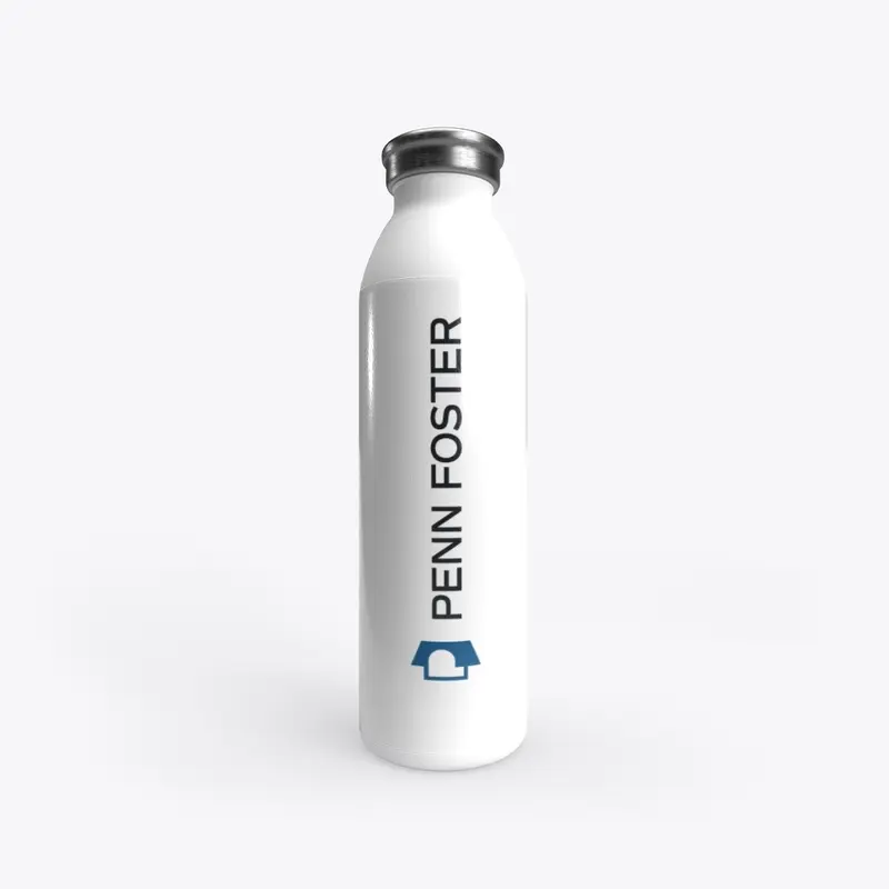 Penn Foster Logo Water Bottle